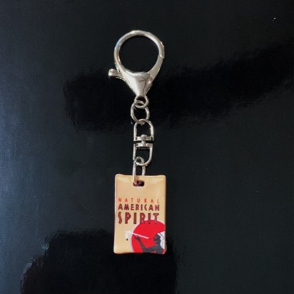 American Spirit Tan Box Keychain – Mini Replica Collectible - Picture 3 of 8